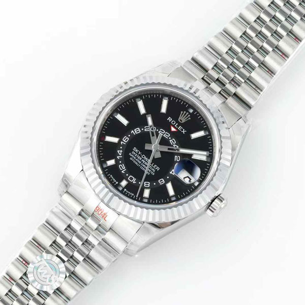 【ロレックスコピー M336934-0008】TW製 スカイドゥエラー 42mm ブラック スーパーコピー通販